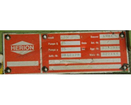 Hydraulikaggregat von HERION – 25 l/min 25 bar - Bild 5