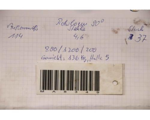 Rohrbogen 90° 44 Stück von unbekannt – Ø 114 mm x 4,6 mm - Bild 5