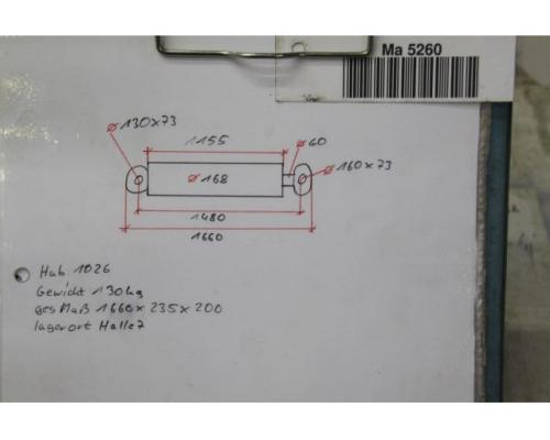 Hydraulikzylinder von SAFE-POWER-WEERT – Hub 1020 mm - Bild 6