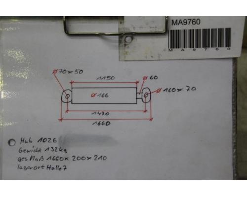 Hydraulikzylinder von SAFE-POWER-WEERT – Hub 1020 mm - Bild 12