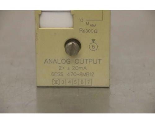 Analogausgabe von Siemens – 6ES5 470-8MB12 - Bild 5