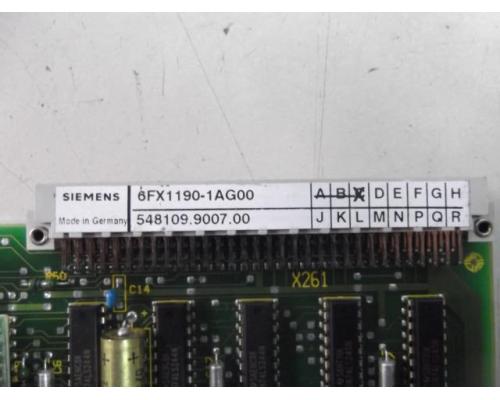 Steuerkarte von Siemens – 6FX1190-1AG00 - Bild 5