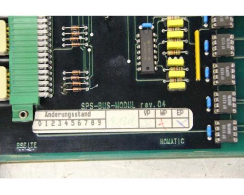 Steuerkarte von Homatic – CPU SPS-II - Bild 7