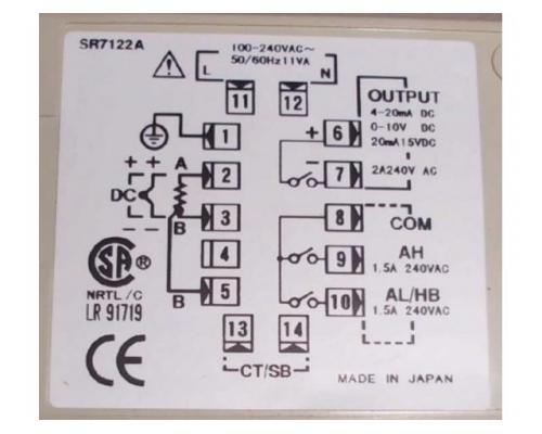 Temperaturregler von Shimaden – SR71-8Y1-1C - Bild 4