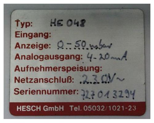 Prozessregler von Hesch – HE 048 - Bild 7