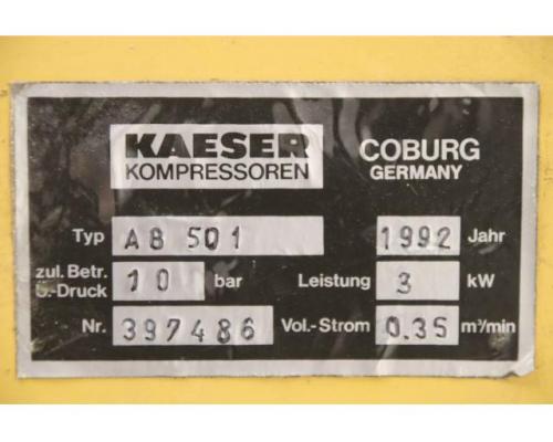 Kolbenkompressor 350 l/min von Kaeser – K 501 AB 501 Behälter 250 Ltr - Bild 4
