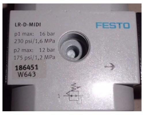 Wartungseinheit Filter Regelventil von Festo – LR-D-MIDI-A - Bild 6