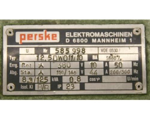 Frequenzumformer 110/165 V 200/300 Hz 8,3/12,5 kVA von Perske – 12,5 DWO 11/10 - Bild 4