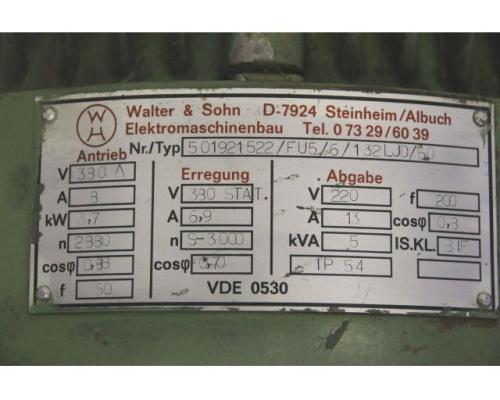 Frequenzumformer 220 V 200 Hz 5 kVA von Walter & Sohn – 501921522/FU5/6/132LJD/60 - Bild 4