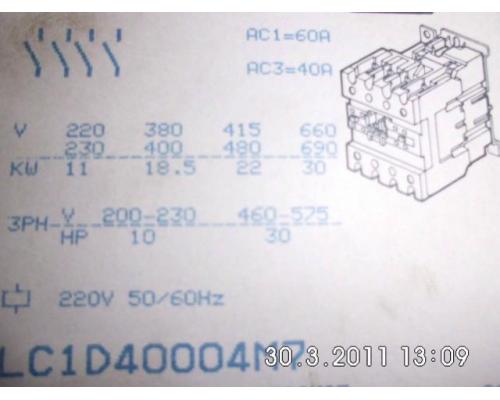 Schütze von Telemecanique – LC1D40004M7 - Bild 3