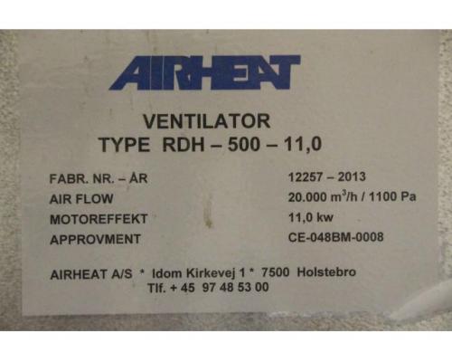 Staubabsauggebläse 11 kW von Airheat – RDH-500-11,0 - Bild 4