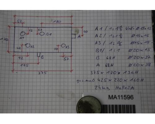 Winkelgetriebe für Heizbecken von Homag – 1-005-16-0000 D - Bild 14