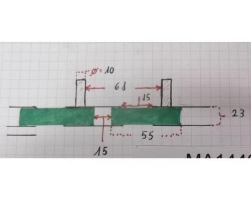 Vorschubkette 9,6 m von unbekannt – Teilung 35,5mm - Bild 2