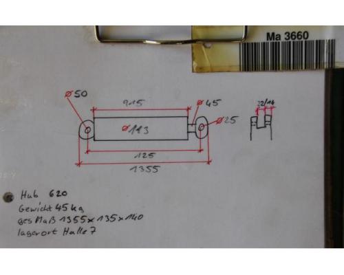 Hydraulikzylinder von ORSTA – Hub 620 mm - Bild 6