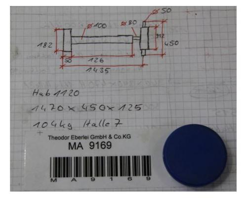 Hydraulikzylinder von Still – Hub 1120 mm - Bild 4