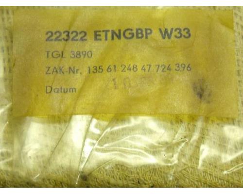 Pendelrollenlager von VEB – 22322 ETNGBP W33 - Bild 1