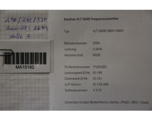 Frequenzumrichter 5,5 kW von Danfoss – VLT 5008 380V-500V - Bild 7