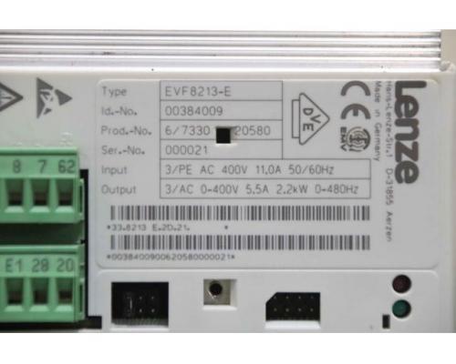 Frequenzumrichter 2,2 kW mit Interbus S von Lenze – EVF8213-E - Bild 7