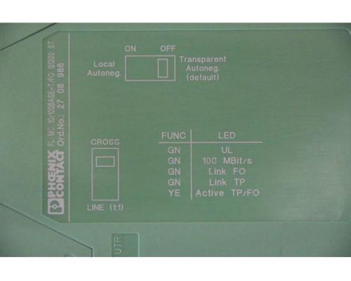 LWL- Umsetzer von Phoenix Contact – FL MC 10/100BASE-T/FO G1300 ST - Bild 5