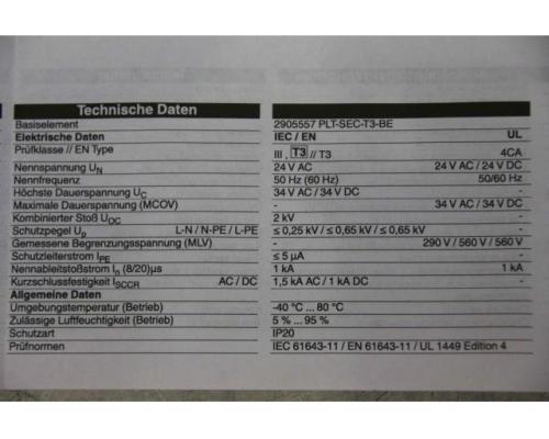 Überspannungsschutzschalter von Phoenix Contact – PLT-SEC-T3-24-P - Bild 5