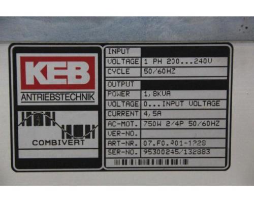 Frequenzumrichter 0,75 kW von KEB – 07.FO.R01-1228 - Bild 4