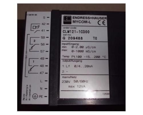 Messumformer von Endress Hauser – MYCOM-L CLM121-1CD00 - Bild 8