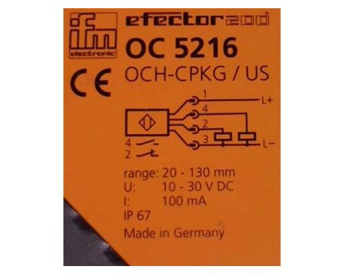 Reflexionslichtschranke von IFM – OCH-CPKG/US-100 - Bild 4