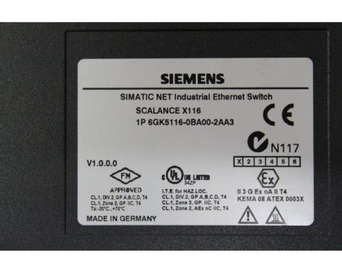 Ethernet Switch 16 fach von Siemens – 6GK5116-0BA00-2AA3 - Bild 5