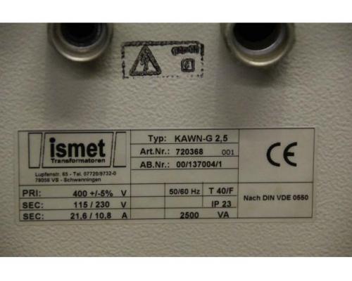 Transformator von ismet – KAWN-G 2,5 - Bild 4