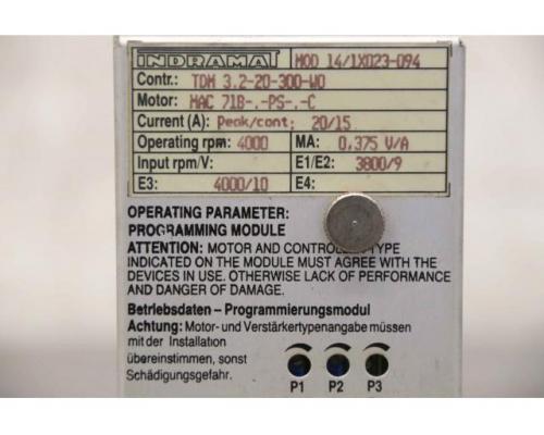 A.C. Servo Controller von Indramat MAHO – TDM 3.2-20-300-WO MH 800C - Bild 6