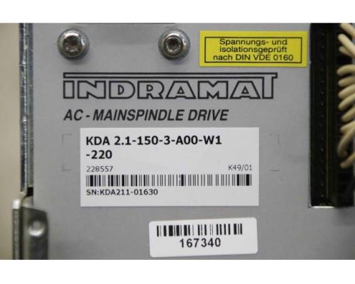 A.C. Servo Controller von Indramat MAHO – KDA 2.1-150-300-A00-W1 MH 800C - Bild 6