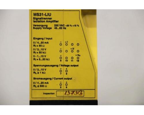 Signaltrenner Isolation Amplifier von Turck – MS91-12-R - Bild 5