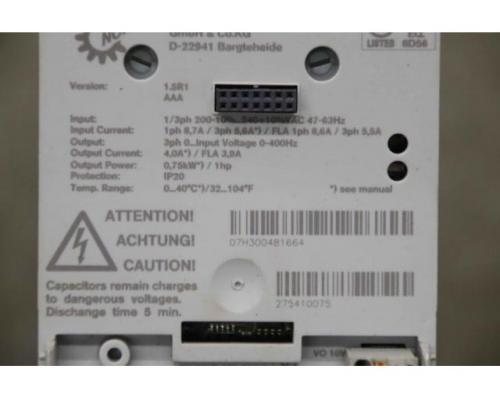 Frequenzumrichter 0,75 kW von Nord – SK 500E-750-323-A - Bild 6