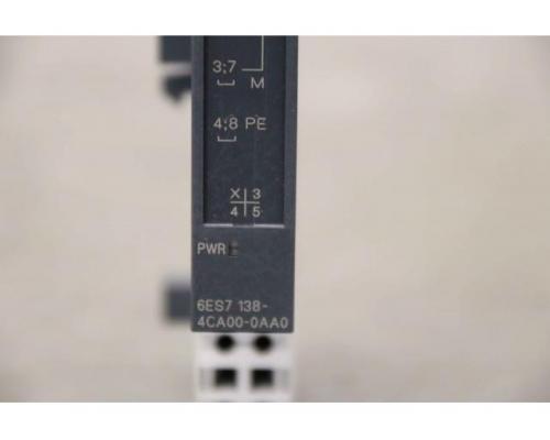 Elektronikmodule ET 200S 4 Stück von Siemens – 6ES7 138-4CA00-OAAO - Bild 7