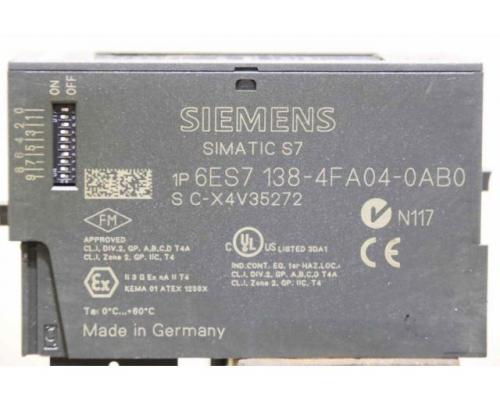 Elektronikmodul ET 200S von Siemens – 6ES7 138-4FA04-OABO - Bild 4