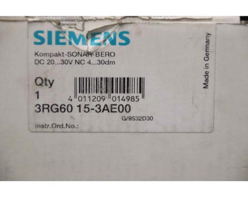 Ultraschallsensor von Siemens – 3RG6015-3AEOO - Bild 6