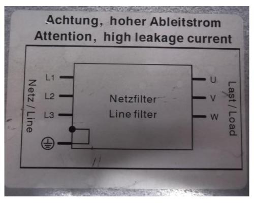 Netzfilter für E/R von Siemens – Simodrive 6SN 1111-0AA01-2EA0 - Bild 4