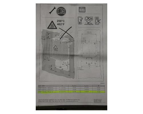 Bremswiderstand von SEW Eurodrive – BW017-024-02 - Bild 15