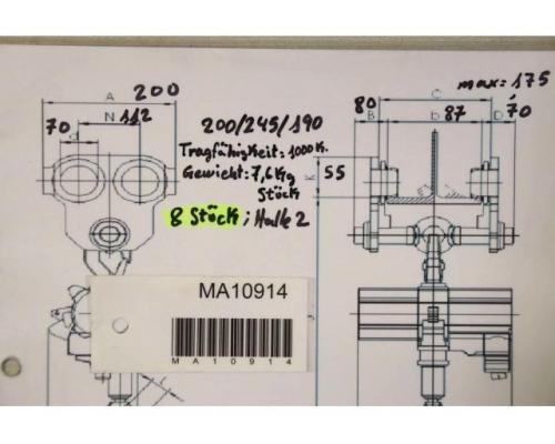 Kranfahrwerk 1000 kg von Demag – Spurbreite bis 175 mm - Bild 6