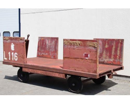 Schwerlast-Transportwagen 4000 kg von unbekannt – 3500/1450/H645 mm - Bild 2