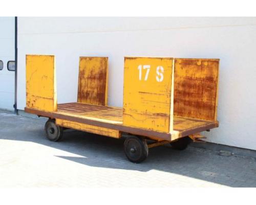 Schwerlast-Transportwagen 5000 kg von unbekannt – 4000/1450/H670 mm - Bild 1