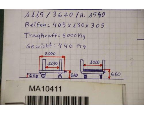 Schwerlast-Transportwagen 5000 kg von KTS – DSL 2000/1115/H610 mm - Bild 15