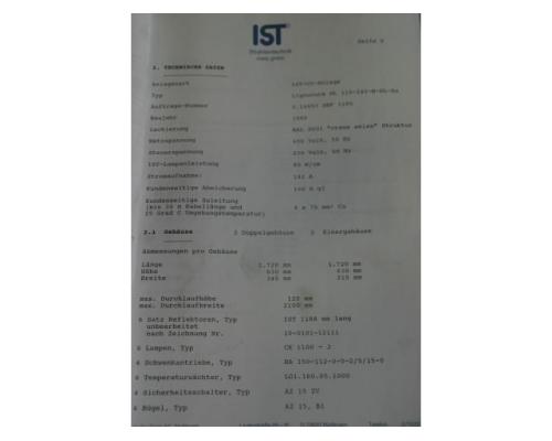 UV-Trocknerlampe von IST – Lignocure HL-110-2×3-N-DL - Bild 9