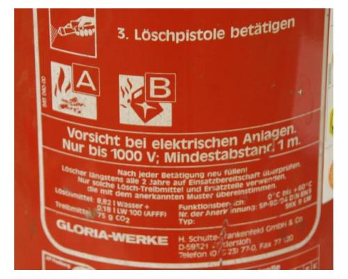 Feuerlöscher Schaum von Gloria – SKK 9 LW - Bild 3