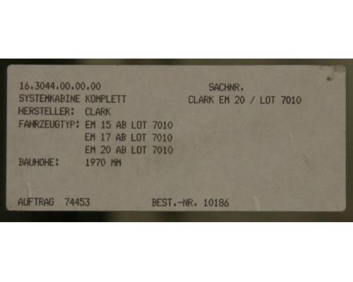Systemkabine von Schneider – Clark – passend fuer EM 15, EM 17, EM 20 - Bild 4