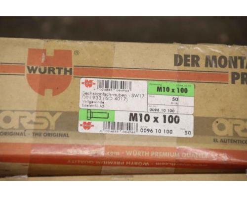 Sechskantschrauben Zylinderschrauben M8 M10 A2 330 kg von Würth – DIN 933 M10x100 M10x20 DIN 912 ... - Bild 6