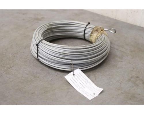 Drahtseil Ø4 mm 102 m von Stahl – 6×7 FC PVC transp. - Bild 1