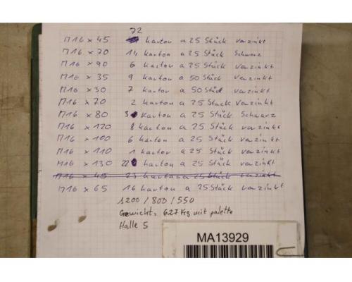 Sechskantschrauben M16 607 kg von Diverse – 8.8 div Größen schwarz/verzinkt - Bild 5