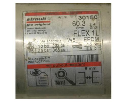 Edelstahl Kupplungen von Straub – FLEX 1L 60,3 - Bild 4