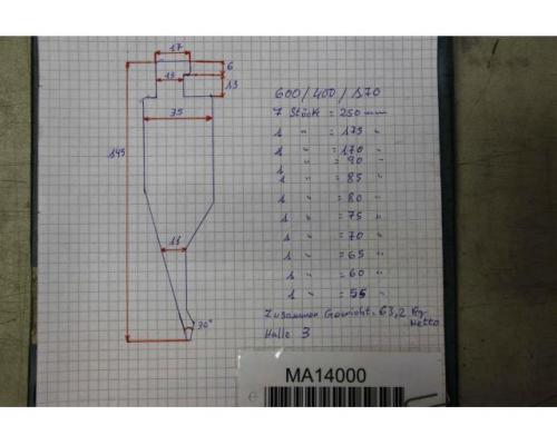 Abkantwerkzeug geteilt 2675 mm von unbekannt – 145/35 mm 30° - Bild 5